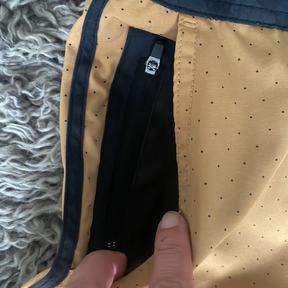 Mustard Polka Dot Board Short - Picture 4 of 7